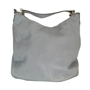 Michael Kors Leather Shoulder Bag - Light Blue